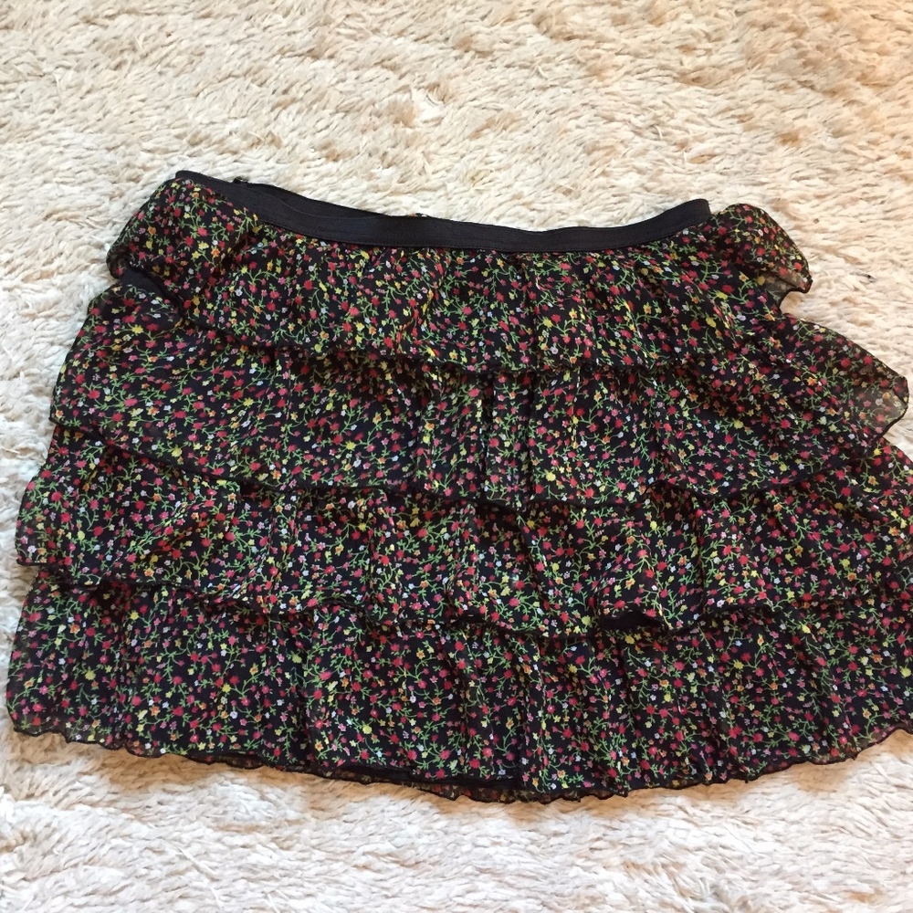 Girly Floral Forever21 Skirt